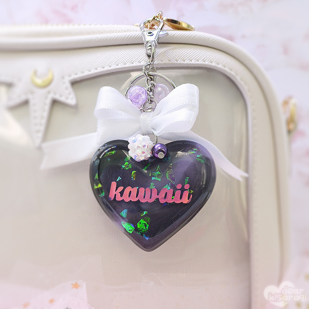 Charm | Kawaii Heart | Purple