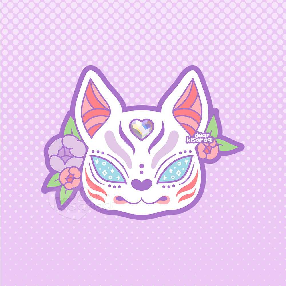 Sticker |  Kitsune Mask