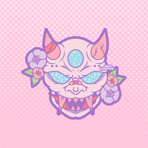 Sticker |  Oni Mask